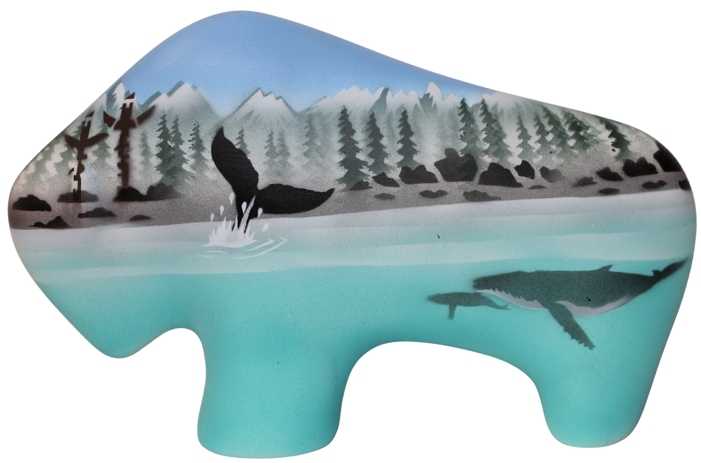 HW155 Humpback Whales 9 Medium Buffalo