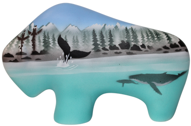HW155 Humpback Whales 9 Medium Buffalo