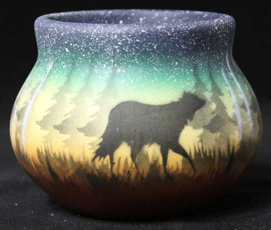 WSB3 Woodland Shadows - Wolf Mini Pot