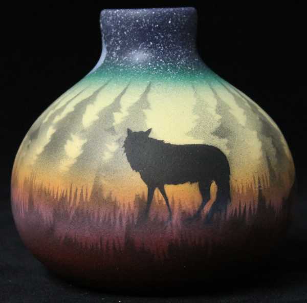 WSB4 Woodland Shadows - Wolf Mini Pot