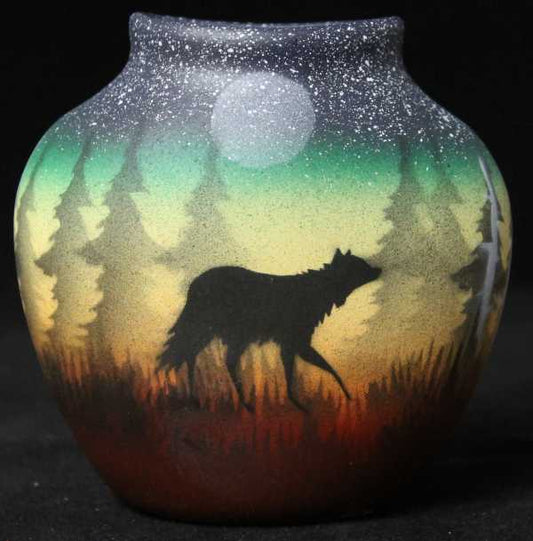 WSB5 Woodland Shadows - Wolf Mini Pot