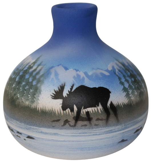 AR083 Alaska Range 3 1/2 x 3 1/2 Ball Vase