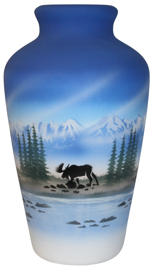 AR096 Alaska Range 8 x 14 Vase
