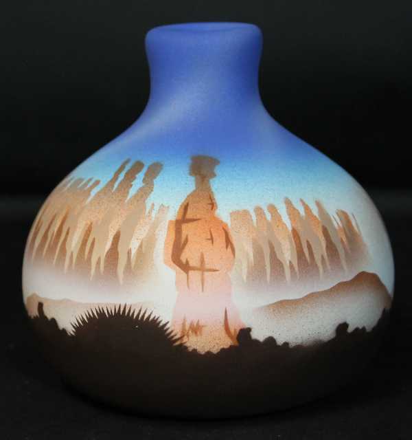 BC083 Bryce Canyon 3 1/2 x 3 1/2 Ball Vase