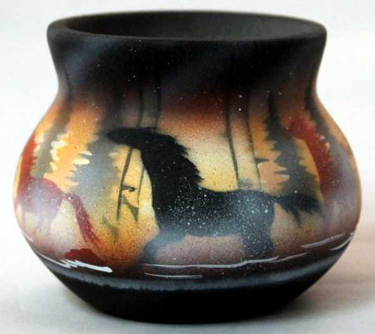 BFB3 Born Free Horses Mini Pot