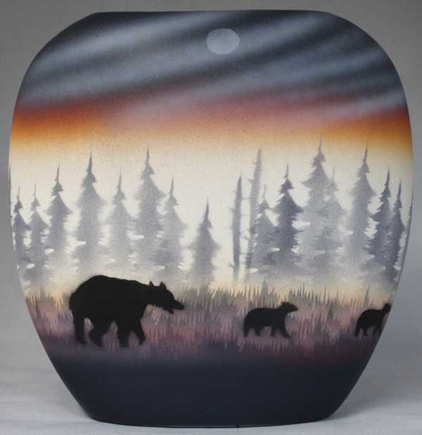BVE3 Bear Valley 8 1/2 x 8 1/2 Pillow Vase