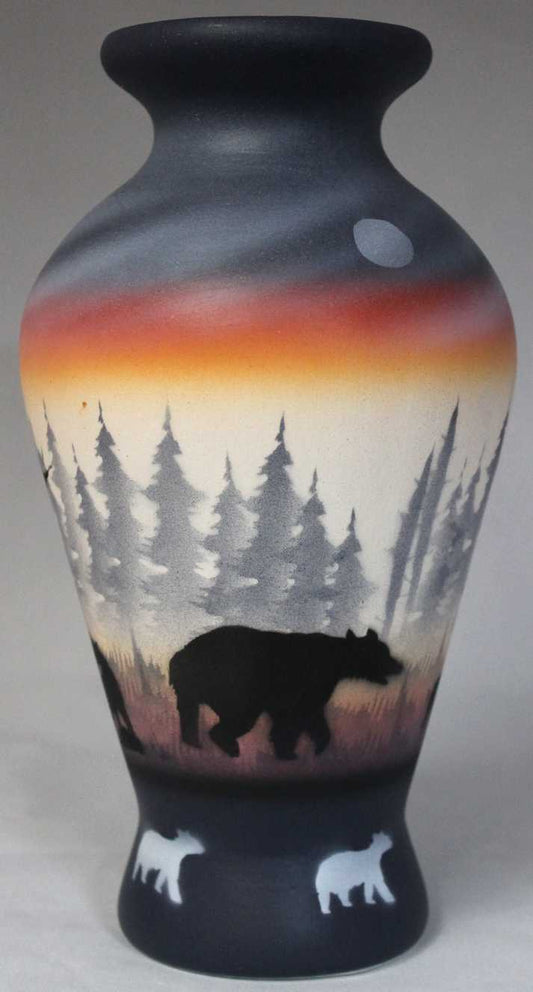 BVE4 Bear Valley 5 1/2 x 10 Flower Vase