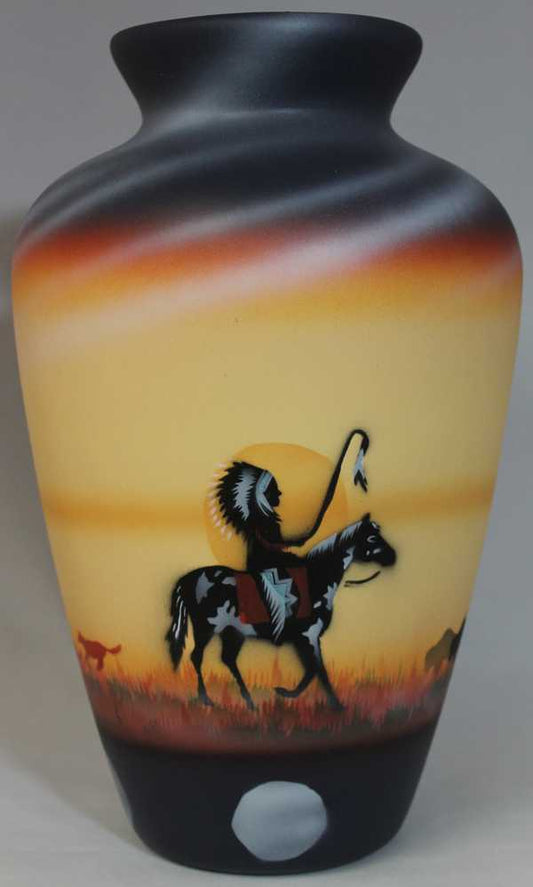 CHC4 Proud Chief 8 x 12 1/2 Vase