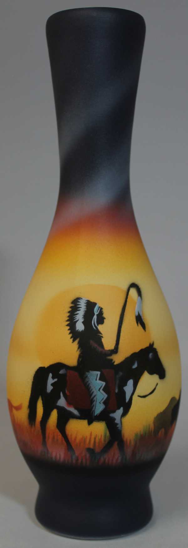 CHM4 Proud Chief 3 x 8 Bud Vase