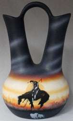 ETC7 End of the Trail 7 1/2 x 12 Wedding Vase