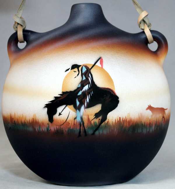 ETL4 End of the Trail 7 1/2 x 7 1/2 Canteen