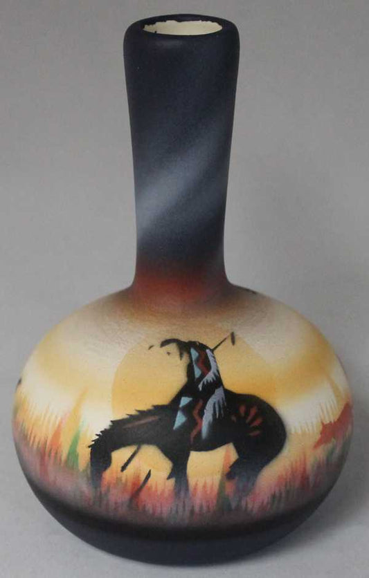 ETS3 End of the Trail 3 1/2 x 5 1/2 Ball Vase