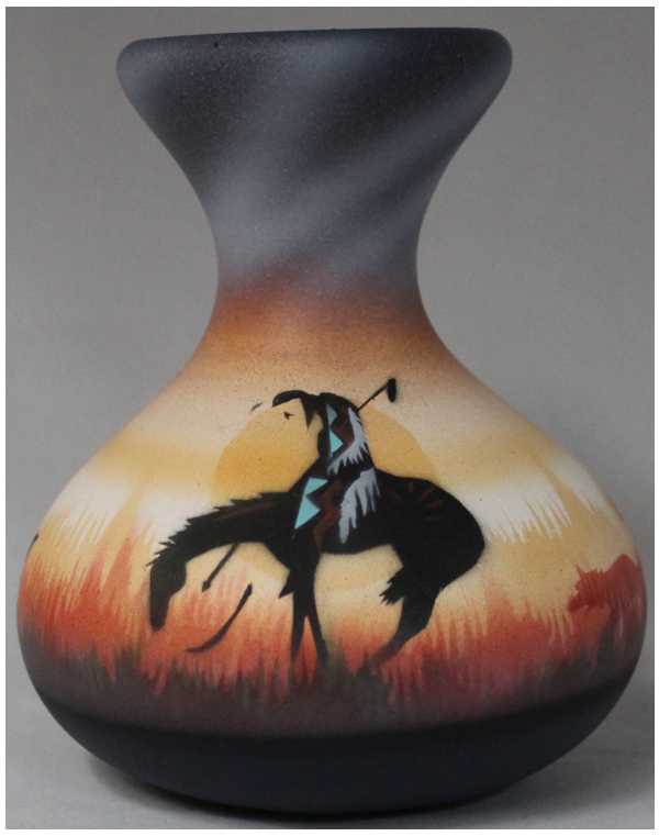 ETS5 End of the Trail 4 x 5 Bud Vase