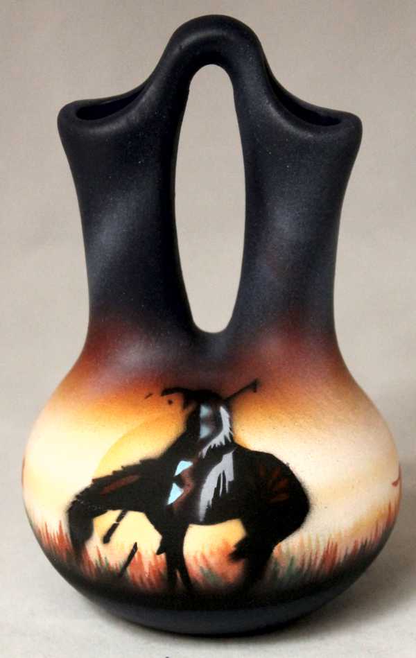 ETS7 End of the Trail 3 x 5 1/4 Wedding Vase