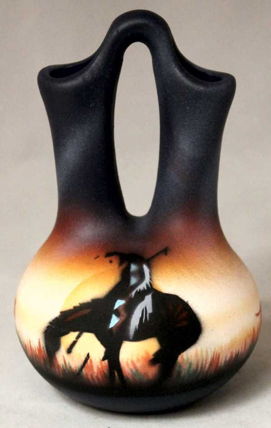 ETS7 End of the Trail 3 x 5 1/4 Wedding Vase