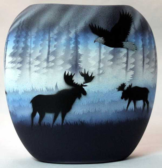 MML3 Mountain Magic 6 1/2 Pillow Vase