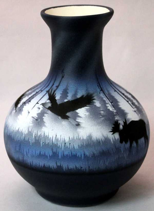 MMM1 Mountain Magic 4 1/2 x 6 Vase