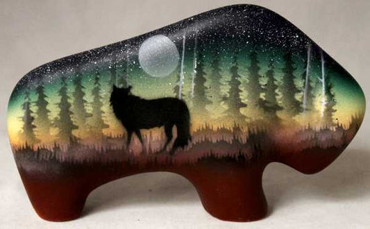 WSPB Woodland Shadows - Wolf 6 1/2 Petite Buffalo