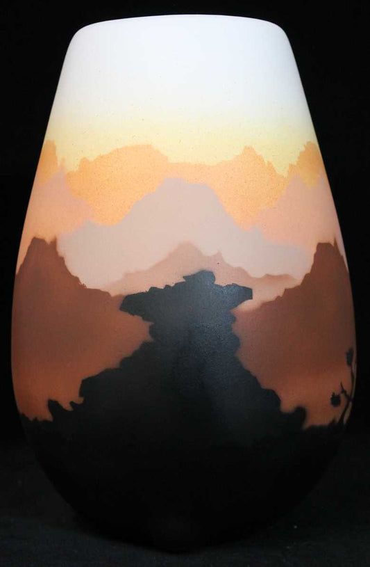 35091 Sunset Canyon  6 x 8 1/2 Vase