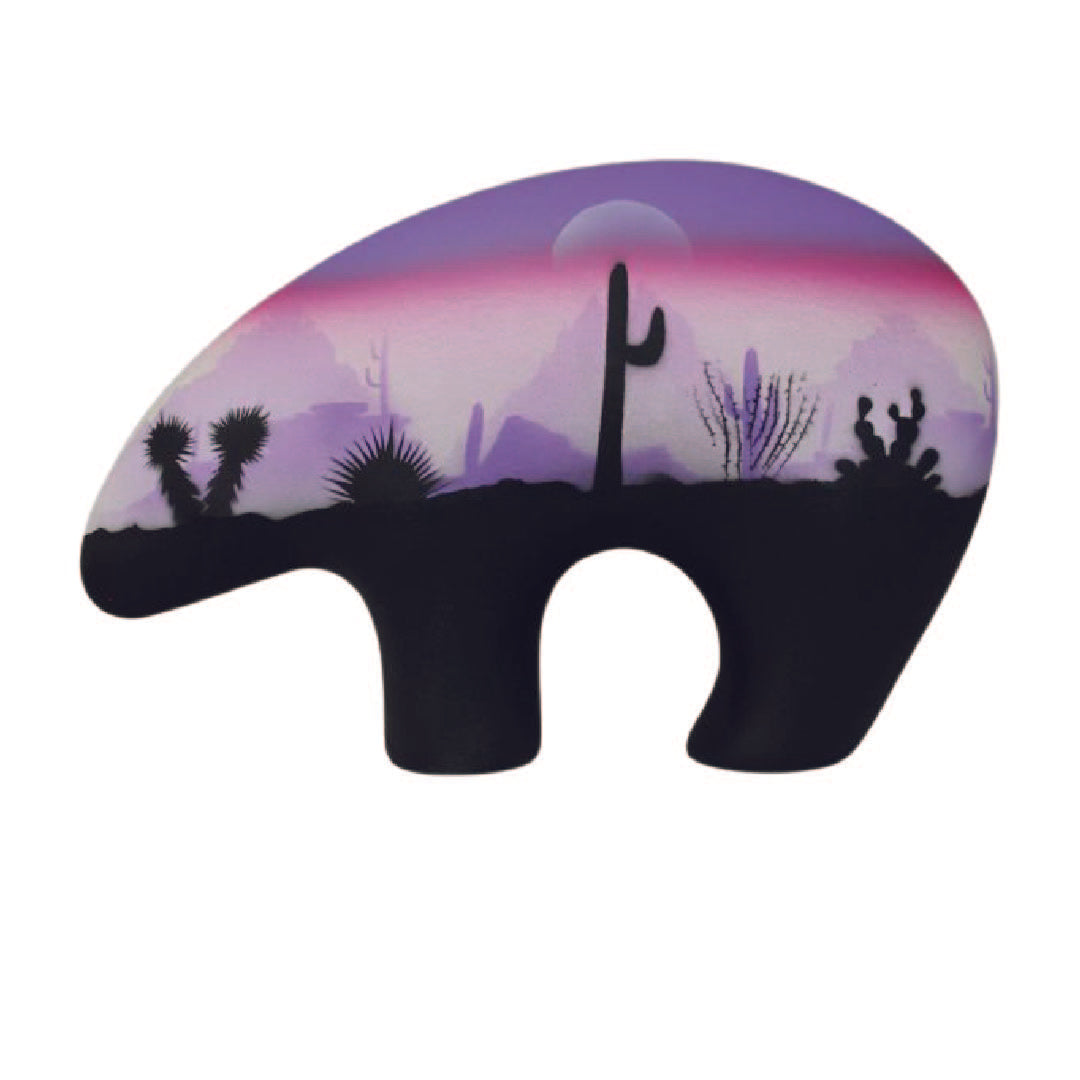 45107 Purple Sonora Desert  12" Large Bear