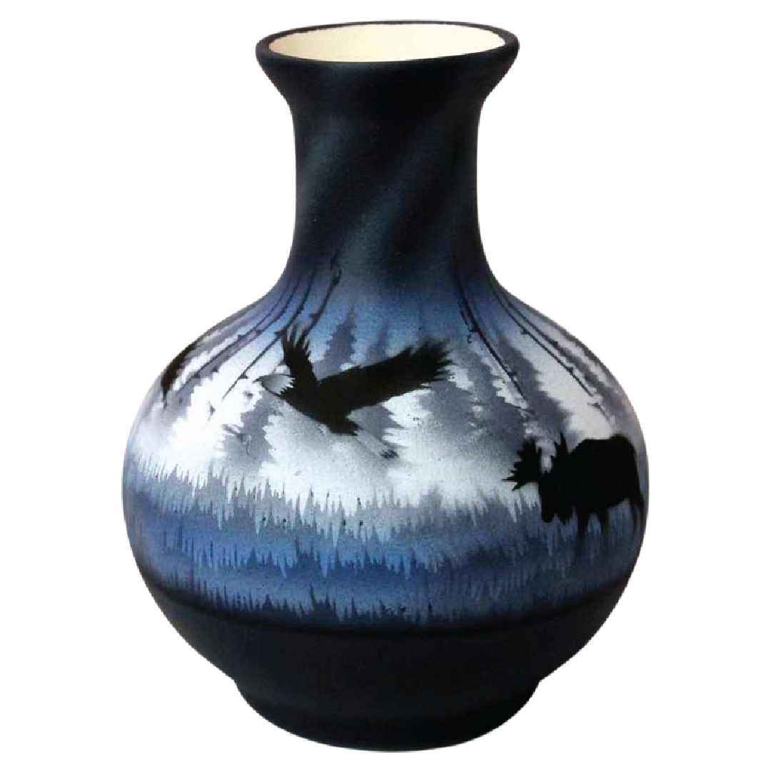 MMM1 Mountain Magic 4 1/2 x 6 Vase