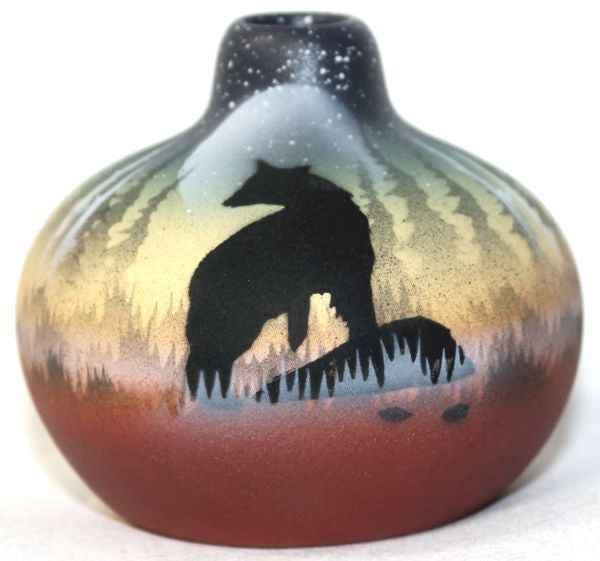 39126 Woodland Shadows - Bear Mini Pot