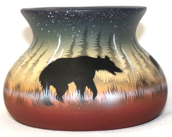 39147 Woodland Shadows - Bear 4 1/2 x 3 Candle 2"