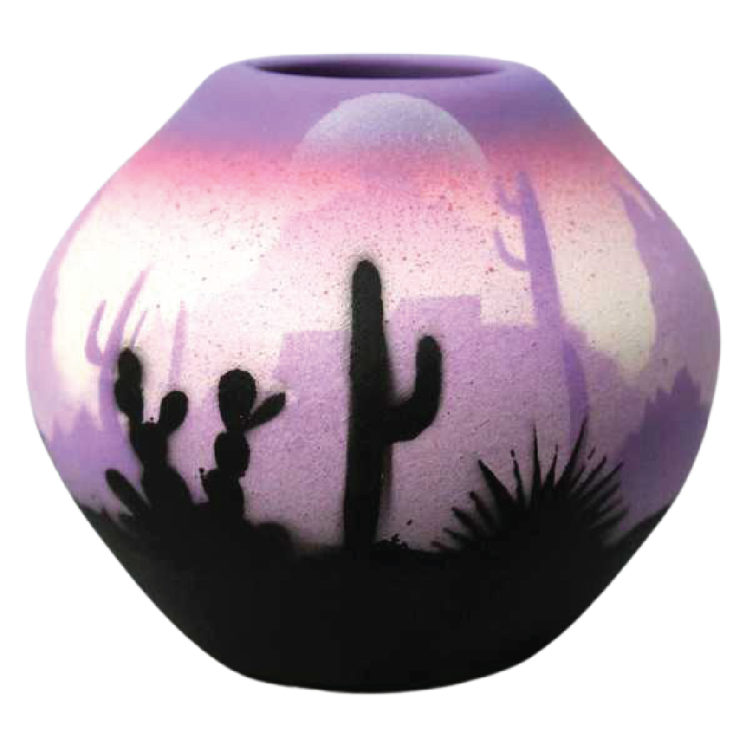 45035 Purple Sonora Desert  Mini Pot
