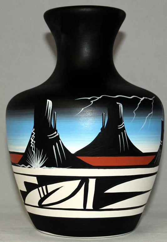 20043 Desert Storm  4 1/2 x 5 Inch Chimney Vase