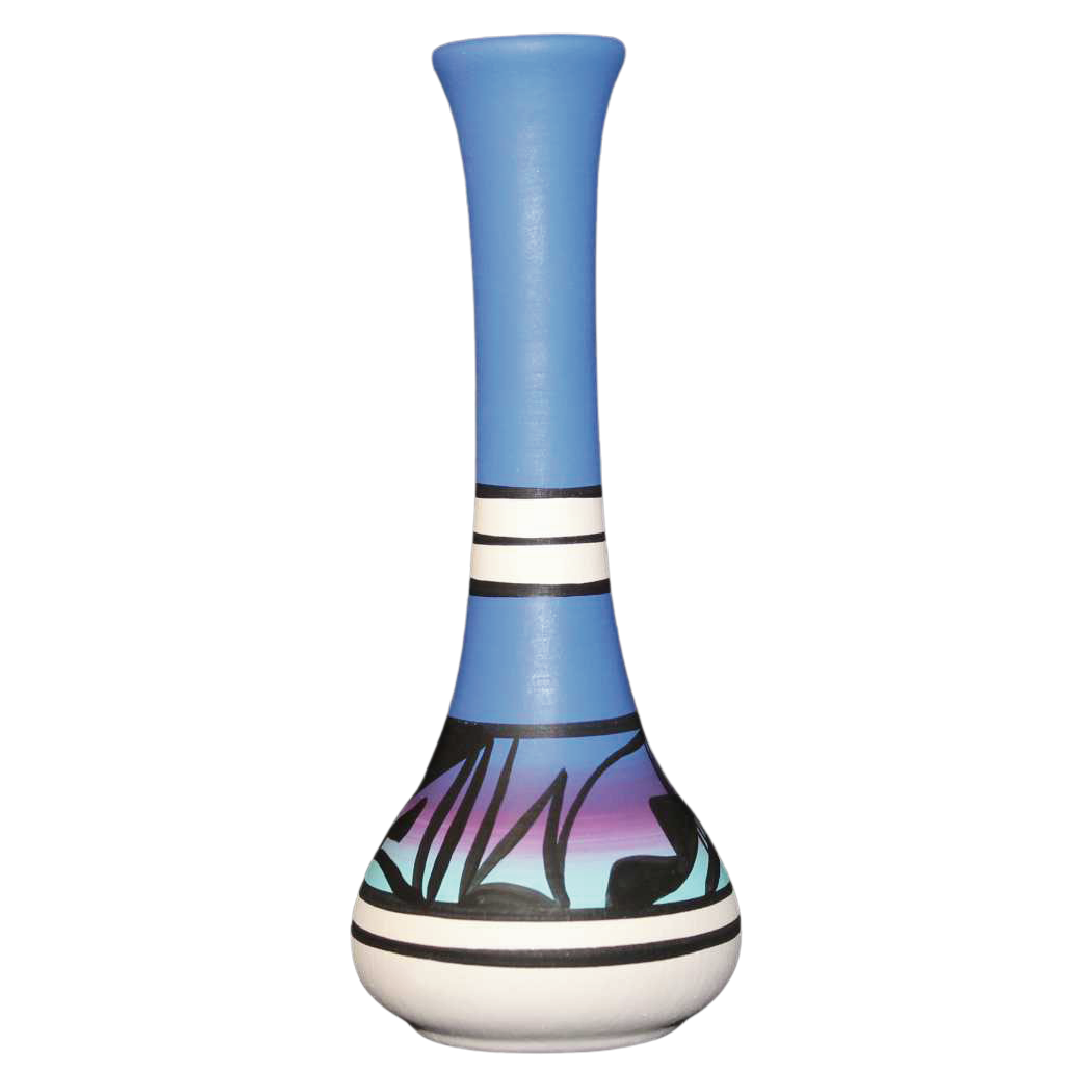 10079 Indian Rainbow  2 1/2 x 6 Inch Bud Vase