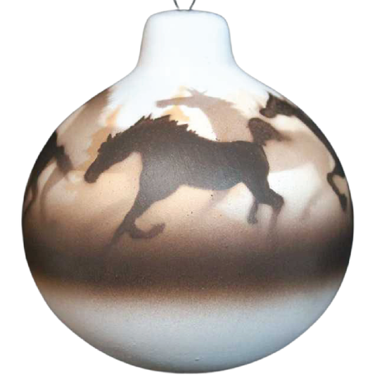 33151 Wild Horses Ornament