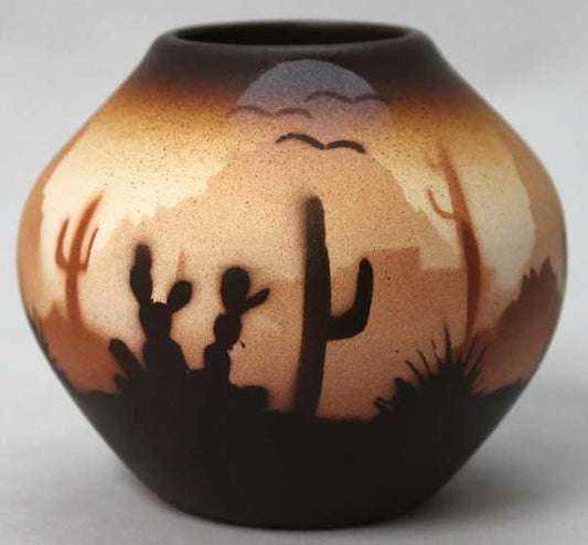 46035 Brown Sonora Desert  Mini Pot