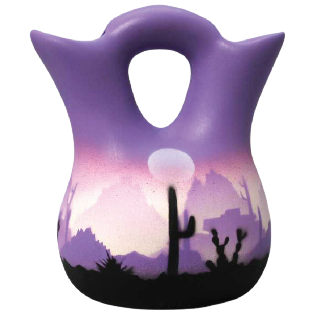 45023 Purple Sonora Desert  4 1/2 x 5 1/2 Wedding Vase