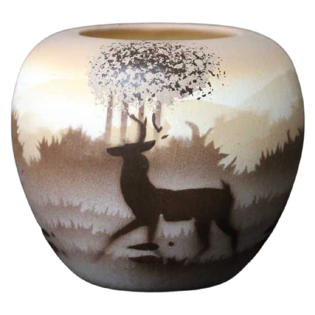 66016 Back Country Tracks Deer Mini Pot