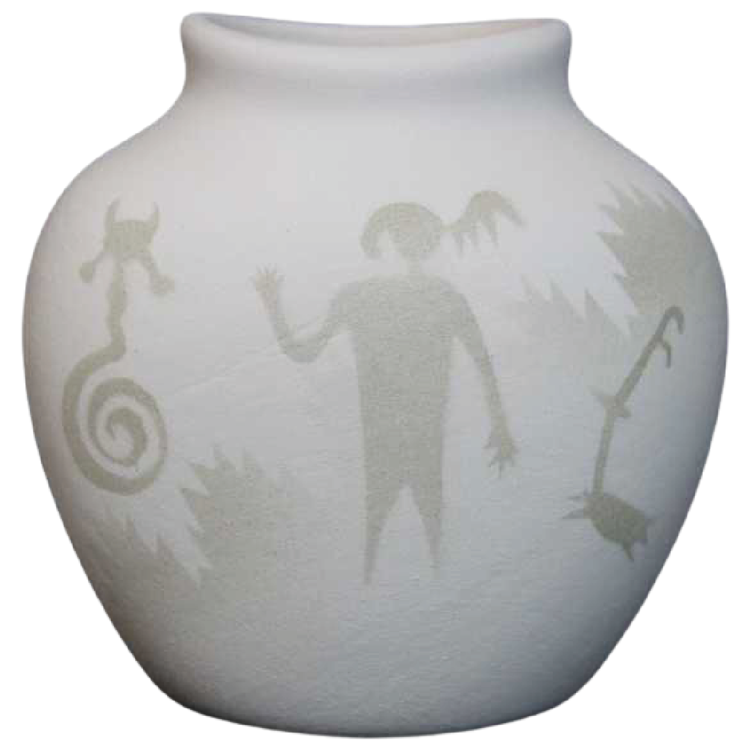 30141 Ancient Shadows  3 x 3 Pillow Vase