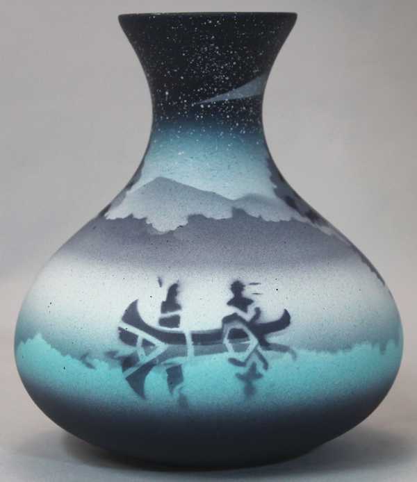 38135 Native Dream  3 1/2 x 4 1/2 Bud Vase
