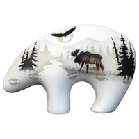 Moose Themed Pottery